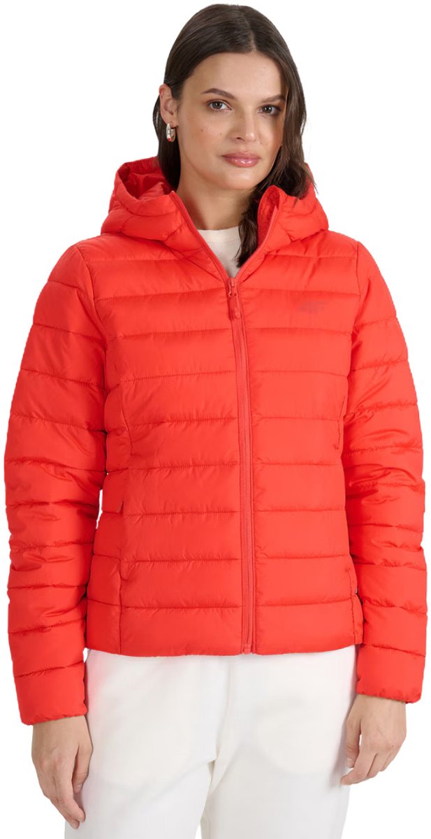 4F Jas Dames Gewatteerde Rood - Maat XL