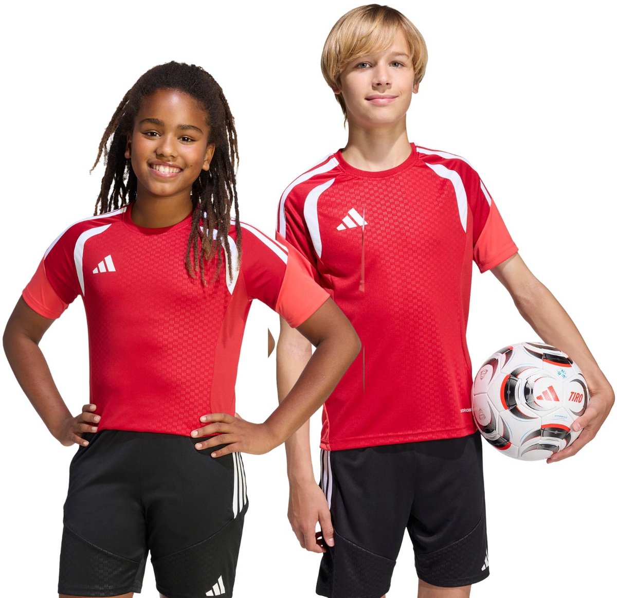 adidas T-shirt Kinderen Tiro 26 Competition Training Rood - Maat 152cm