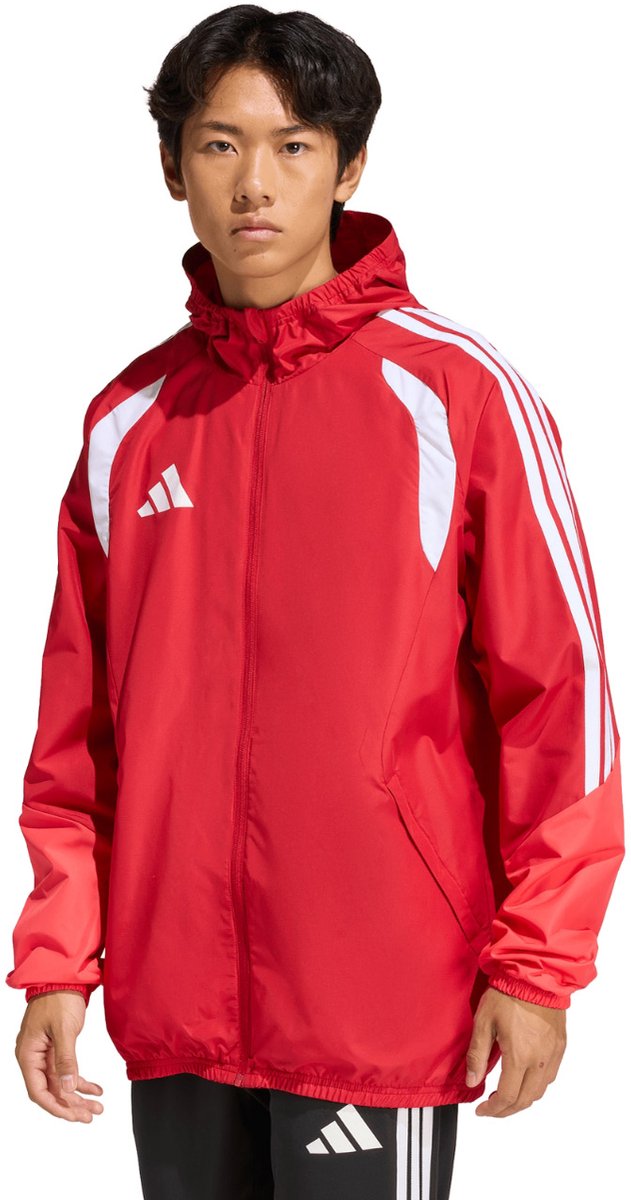 adidas Jas Heren Tiro 26 Competition All Weather Rood - Maat L