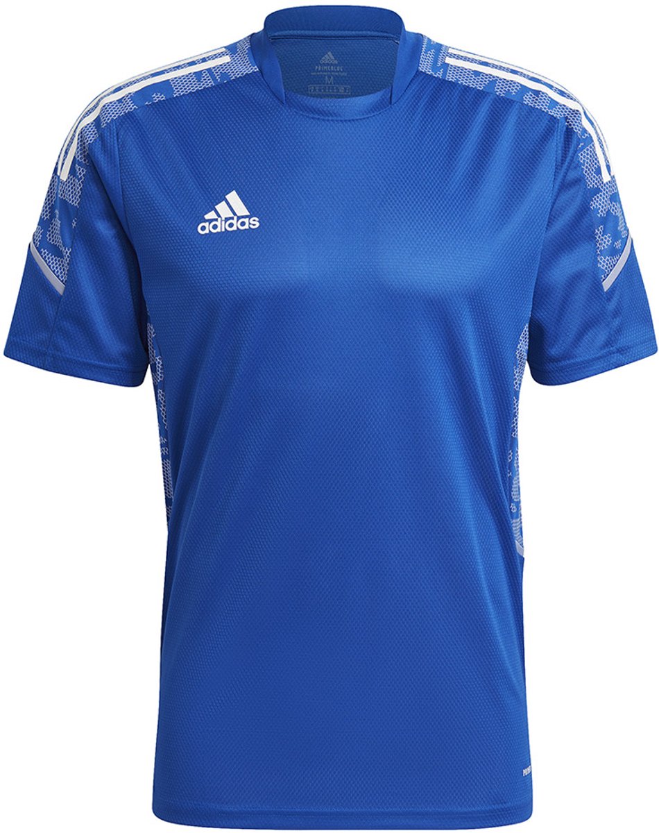 adidas T-shirt Heren Condivo 21 Training Jersey Blauw - Maat S