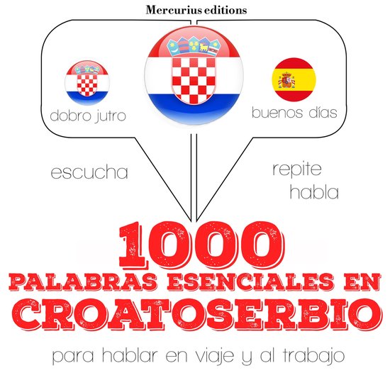 1000 palabras esenciales en croatoserbio - cover