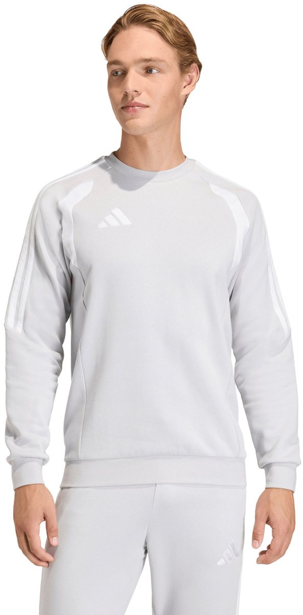 adidas Sweater Heren Tiro 26 League Sweat Crew Lichtgrijs - Maat S