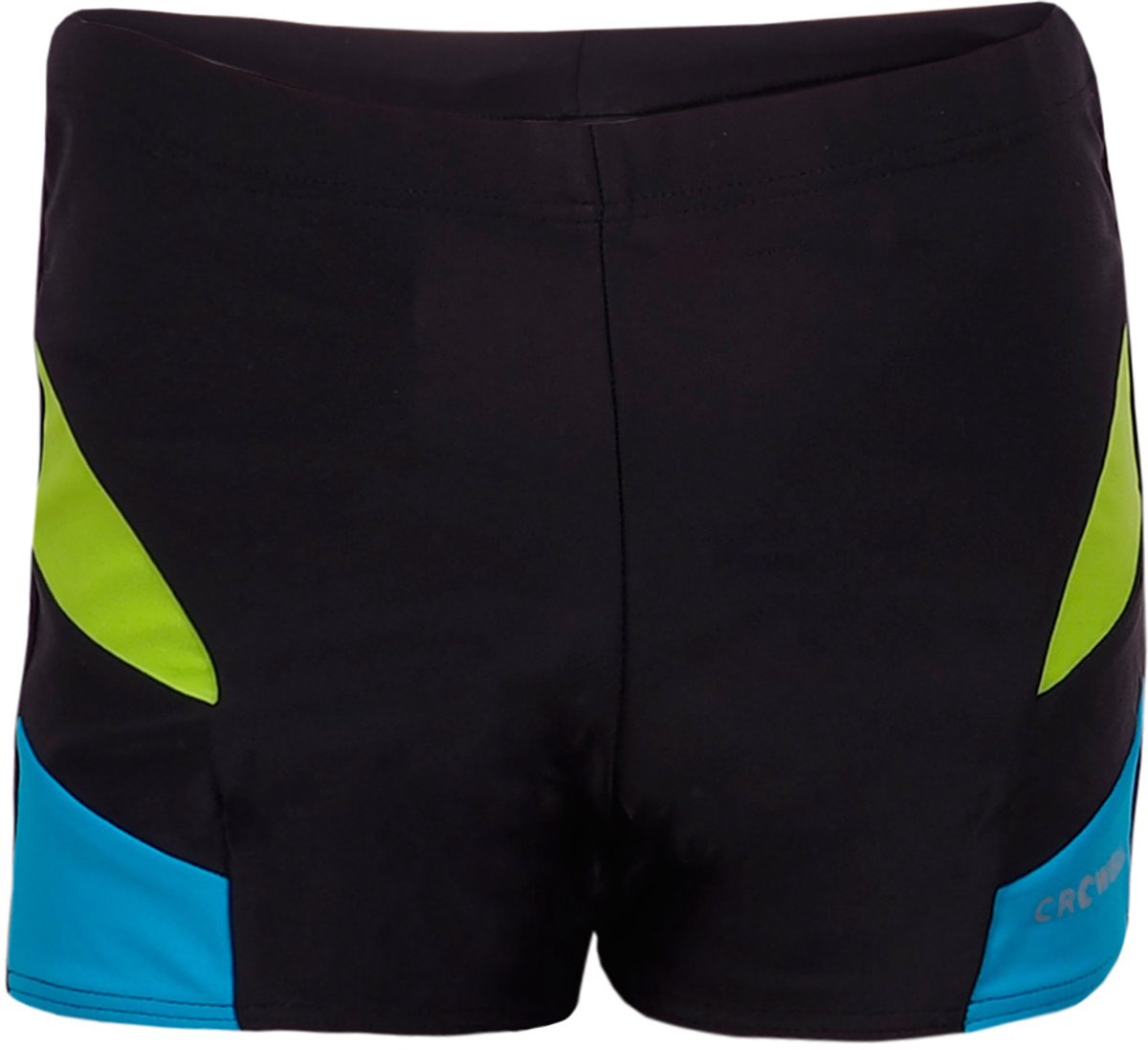 Crowell Zwembroek Jongens Lenny kol.01 Zwart-Groen-Blauw - Maat 116cm