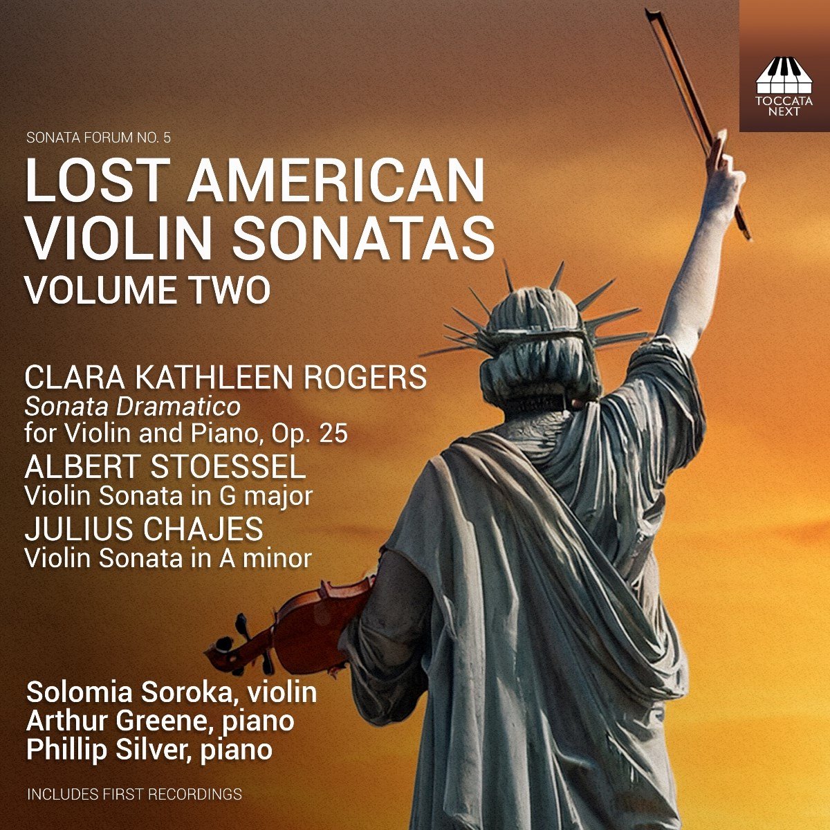 Solomia Soroka, Phillip Silver, Arthur Greene - Lost American Violin Sonatas, Vol. 2 (CD)