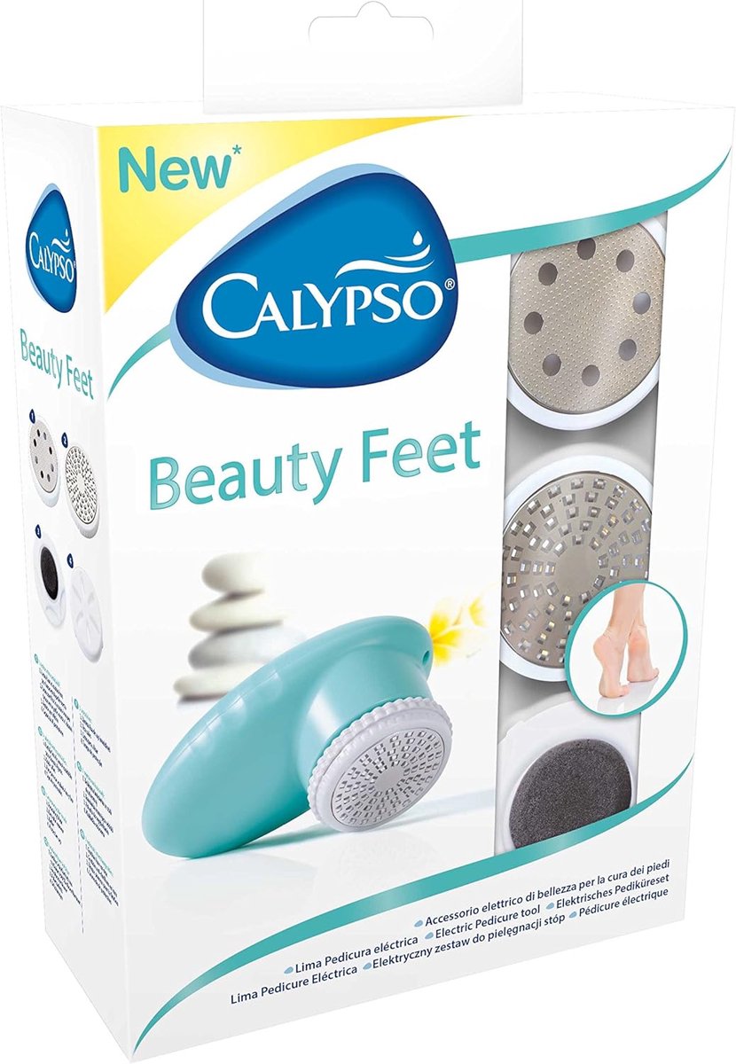 Elektrische Voetvijl - Pedicure Set - Eelt Verwijderen - 3-in-1 Opzetstukken - 205 x 15 x 65 cm
