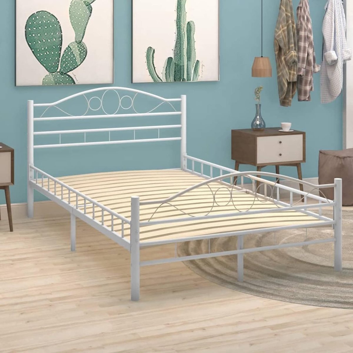 Houten Lattenbodem - Bedbodem Stevig - Ondersteuning Matras - Opvouwbaar Ontwerp - 70 x 200 cm