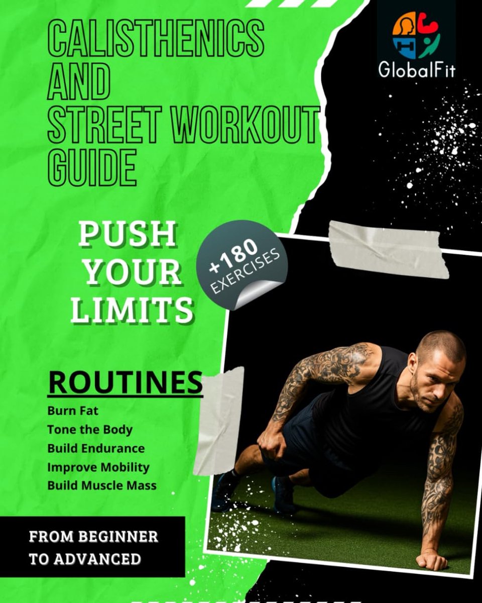 Workout Gids - Krachtboek - Lichaamsgewicht Training - Geïllustreerde Routines - 20 x 25 cm