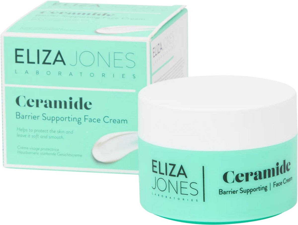 Eliza Jones - Ceramide - Hydraterende creme - Versterkt gezichtsbarriere - Barrier supporting face cream - Dagelijks gebruik - 50 ml