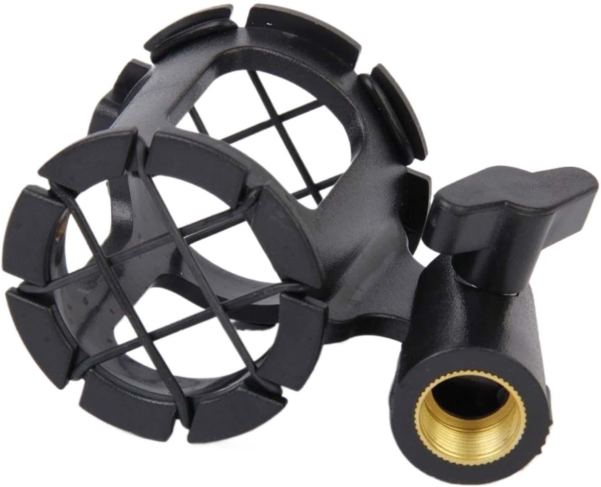 Microfoonhouder - Schokdemper clip - Heldere opnames - Professionele schokdemping - 10 x 6 x 5 cm - Meerkleurig