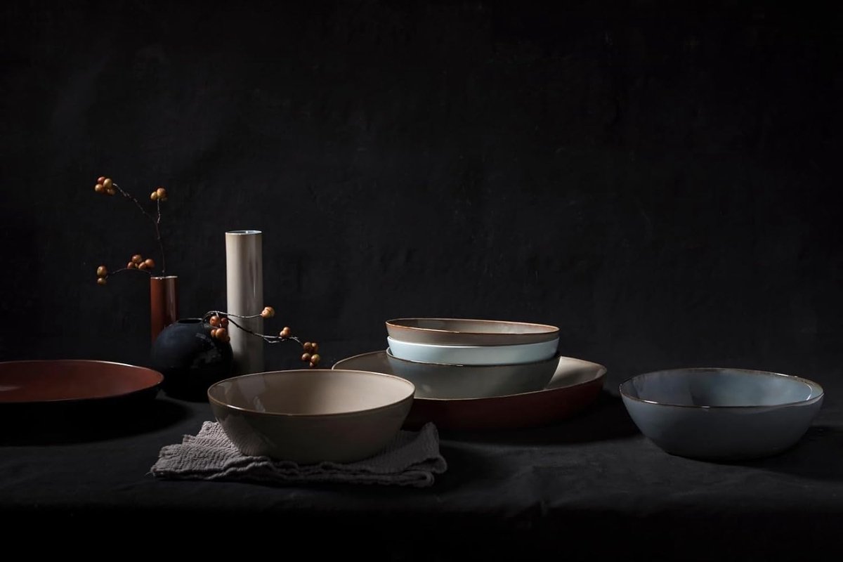 Keramische Cup - Kopje Mok - Koffie Thee - Handgemaakt Design - Lichtblauw Blauw
