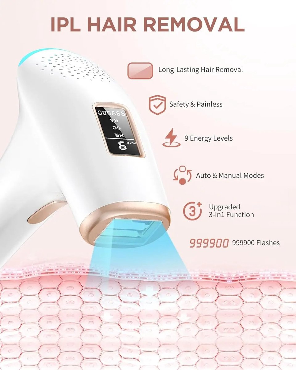 Lifero IPL Laser Ontharingsapparaat - Epileerapparaat Dames thumbnail 4