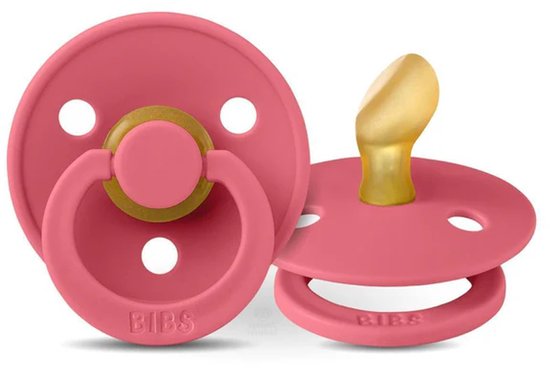 BIBS fopspenen anatomisch maat 1: blush, grape en coral + BolleToet speenzakje van BIBS — afbeelding 4
