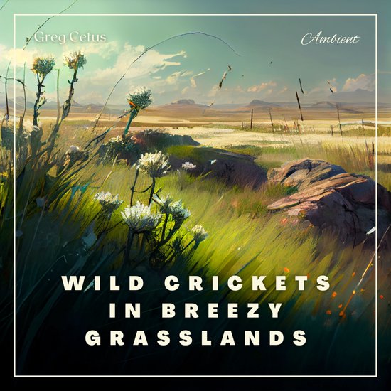 Wild Crickets in Breezy Grasslands - cover
