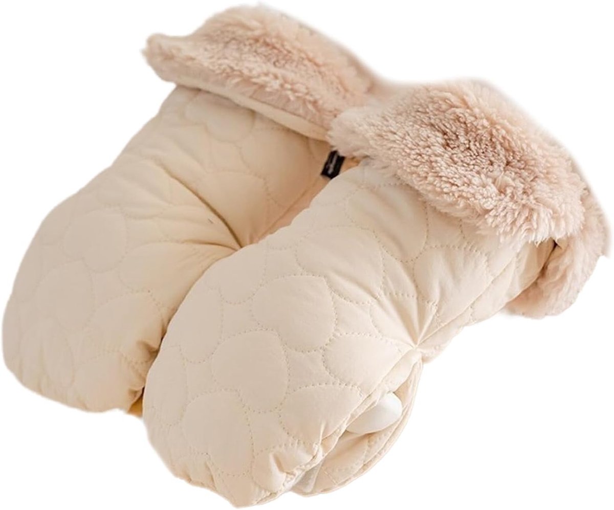 Winter Kinderwagen Wanten - Warme Mof - Baby Wandelingen - Winddichte Bescherming - 17x30cm - Kaki