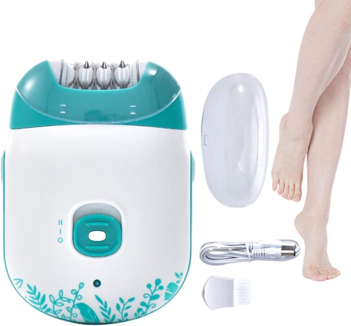 Elektrische Ontharingsapparaat - Gezichts Epilator - Gladde Huid - Draadloos Oplaadbaar - 10x8 cm
