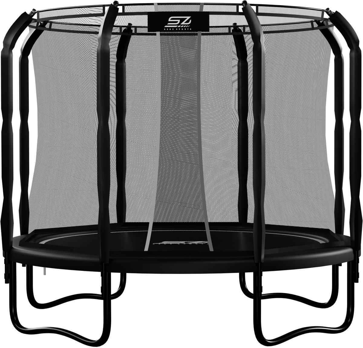 Senz Sports Trampoline met Veiligheidsnet - 305 cm - J7000 Series - Trampoline met Elastieken