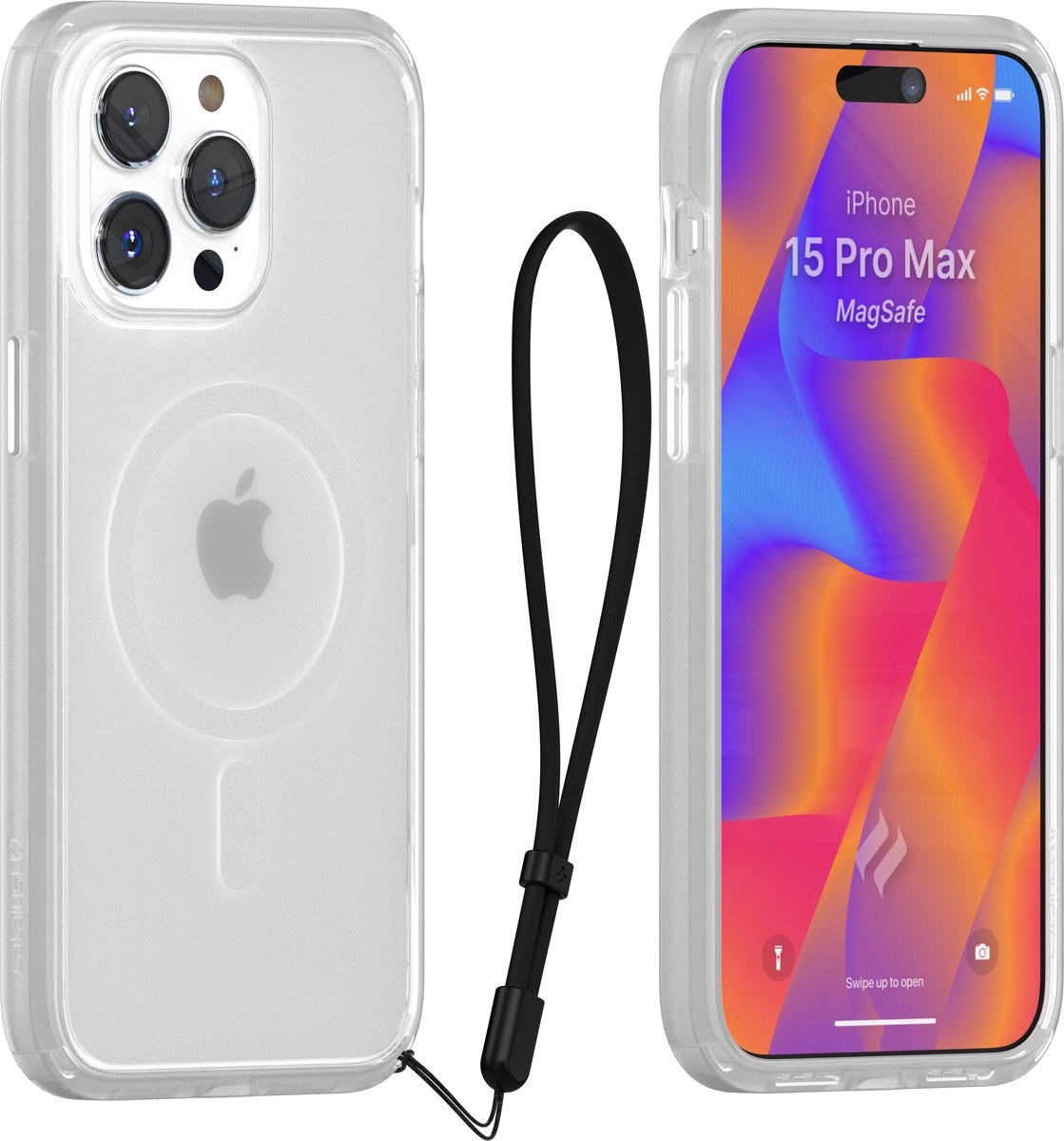 Catalyst Influence Case Apple iPhone 15 Pro MagSafe Compatible Clear