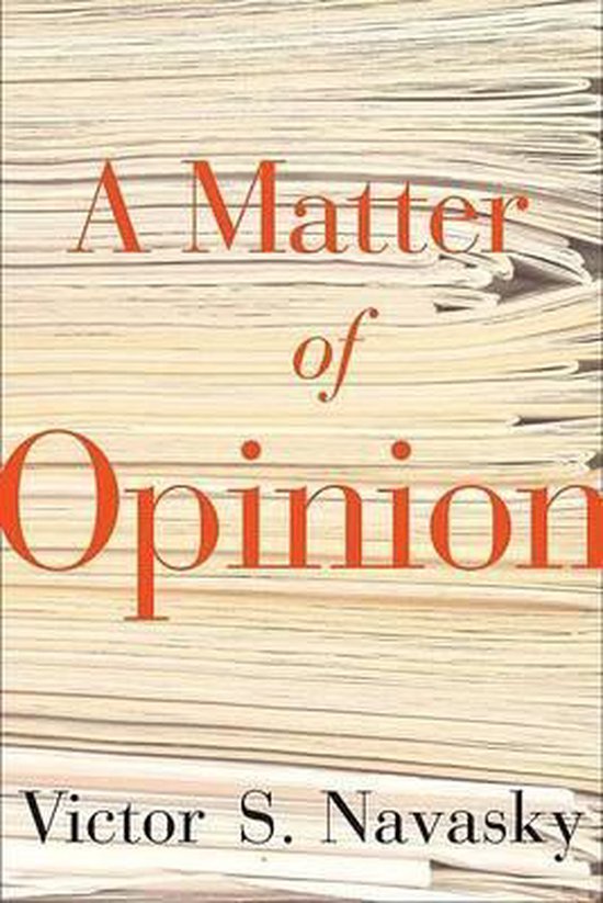 9780374299972 - A Matter of Opinion