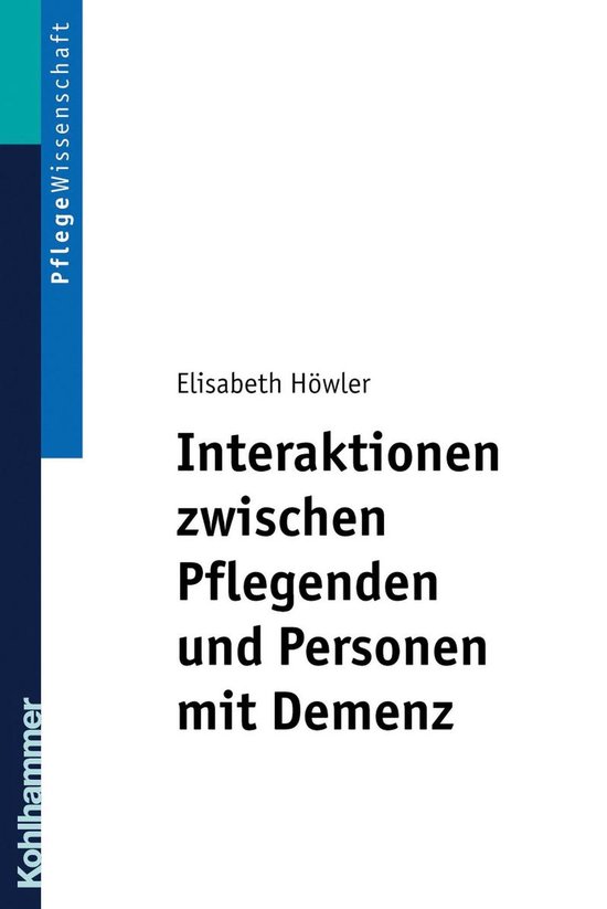 Interaktionen zwischen Pflegenden und Personen mit Demenz - cover