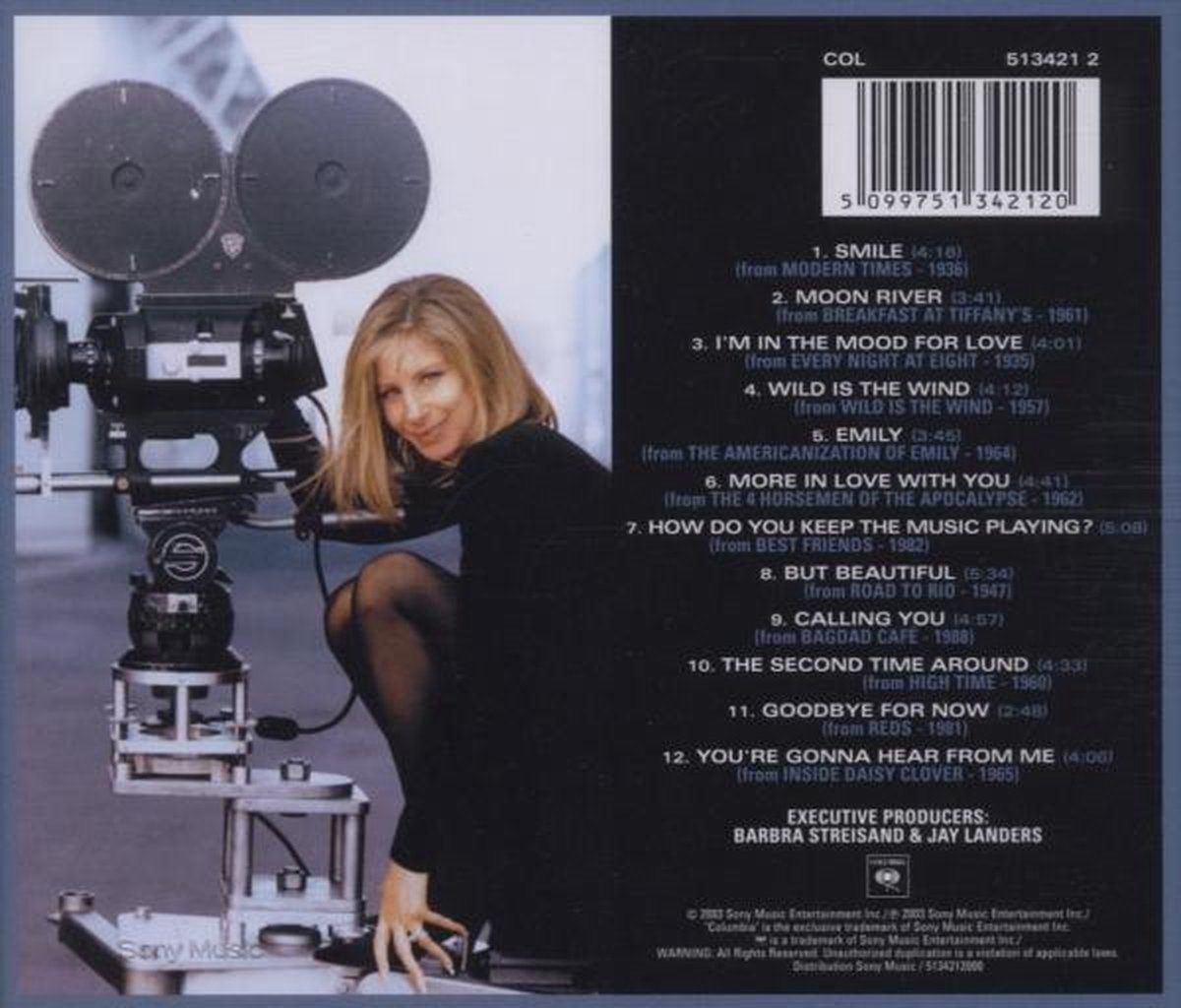 The Movie Album, Barbra Streisand CD