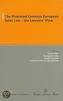 The Proposed Common European Sales Law