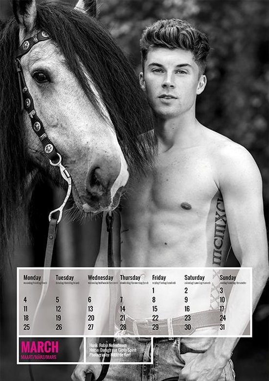Horse and Hunk kalender 2019 - Horse and Hunk