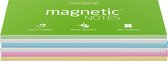 Magnetic Notes, set van 6 notitieboekjes maat L (200x100mm) x 100 sheets, in diverse klassieke kleuren