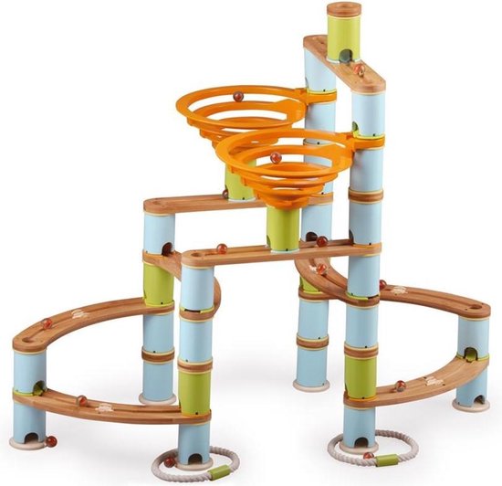Bamboo Planet Knikkerbaan Bamboe 138 Stuks