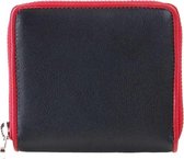Pia Ries Ritsportemonnee  861-5 Colored Edge Leer - Rood