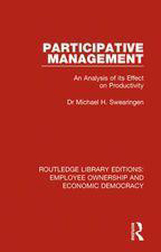 Routledge Library Editions: Employee Ownership and Economic  ... - cover