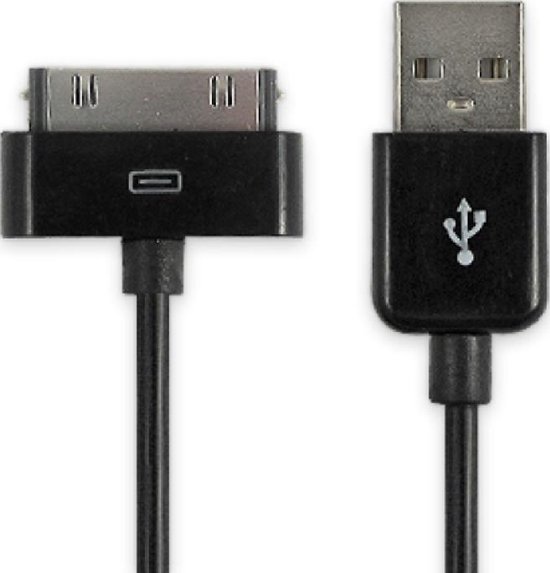 Tranen Verdeel paraplu Qatrixx USB datakabel oplader Zwart 1 meter voor Samsung Galaxy Tab 1, 2  10.1 7.7 8.9 7 | bol.com