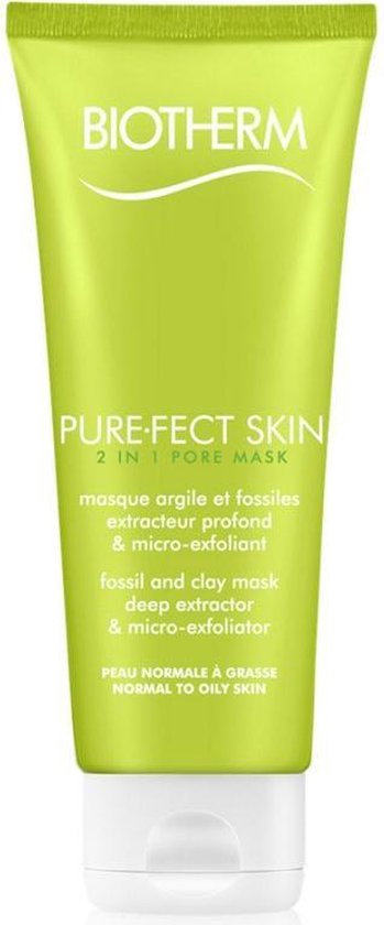 Great Barrier Reef Gooey flugt Biotherm Purefect Skin 2 In 1 Pore Mask Masker 75 ml | bol.com