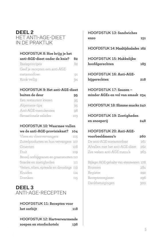 Het anti age dieet