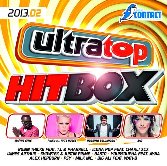 Ultratop Hitbox 2013.2 cd hoes met Maître Gims, Pink, Roberto Bellarosa en Zaz