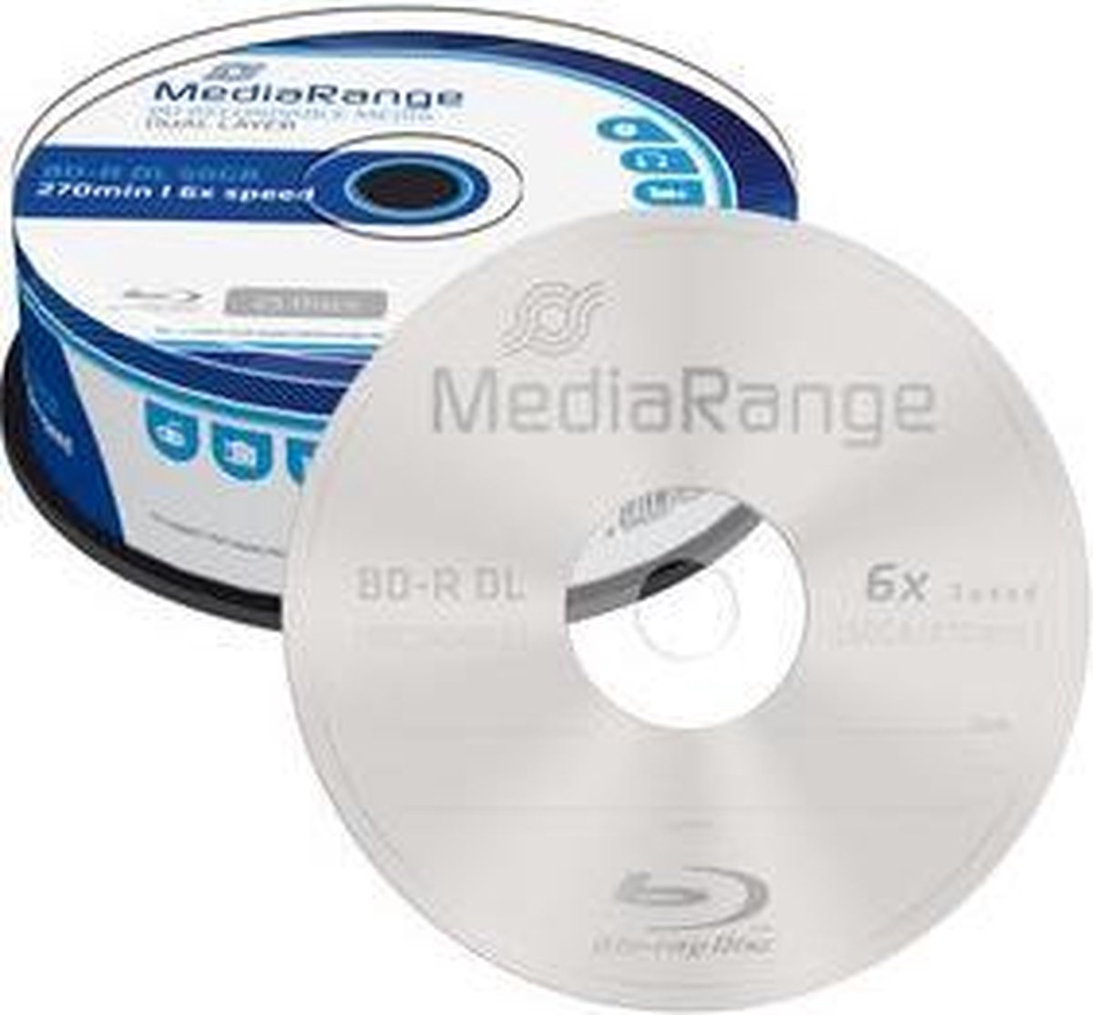 vreugde schakelaar abstract MediaRange MR508 Lees/schrijf blu-ray disc BD-R DL 50 GB 25 stuk(s) |  bol.com