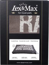 Lex & Max Raw Unclassified - Losse hoes voor hondenkussen - Boxbed - Taupe - 90x65x9cm