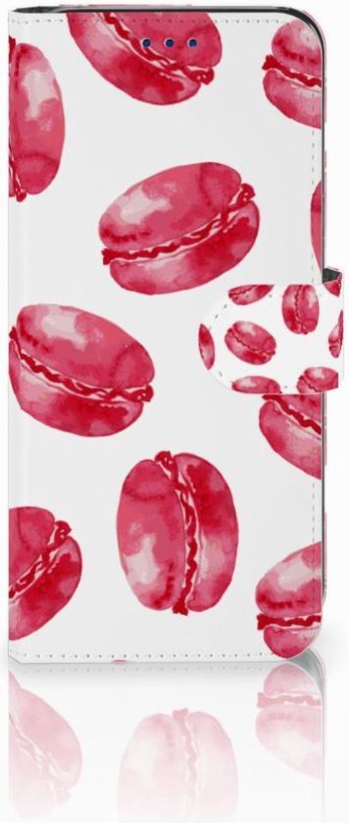 Samsung Galaxy S8 Book Cover Pink Macarons