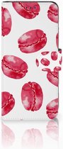 Bookcover Geschikt voor Samsung S8 Design Pink Macarons
