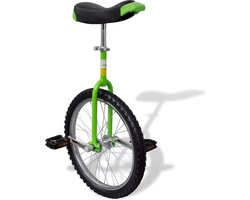 vidaXL - Eenwieler - verstelbaar - 20 - inch - groen