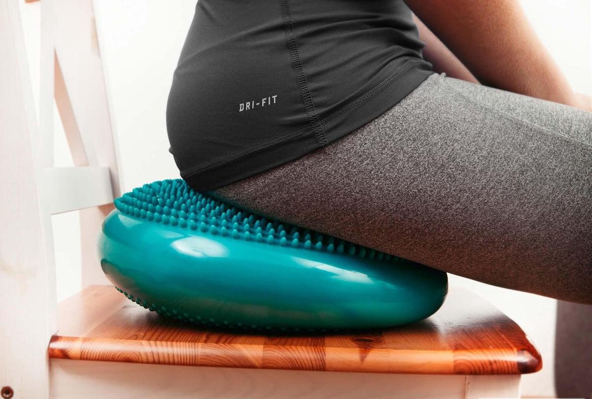 Balanskussen »PumpUp« incl. Pomp - Zitkussen, noppenkussen, luchtkussen - Balanskussen ideaal voor fitness, pilates, hersteltraining, fysiotherapie en rug training - 33 cm - Violet Balanskussen »PumpUp« incl. Pomp - Zitkussen, noppenkussen, luchtkussen - Balanskussen ideaal voor fitness, pilates, hersteltraining, fysiotherapie en rug training - 33 cm - Violet