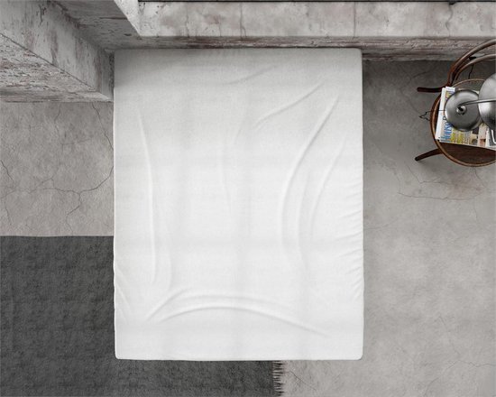 Warme Flanel Hoeslaken Wit | 160x210 | Zacht En Comfortabel | Uitstekende Pasvorm