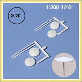 Schulcz Maquettebouw Parasols Ø30mm 1:100 2st