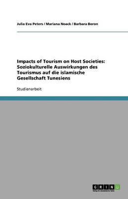 Impacts of Tourism on Host Societies - cover