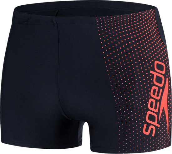 Speedo E10 Gala Logo Aquashort - Mannen - zwart/rood | bol.com