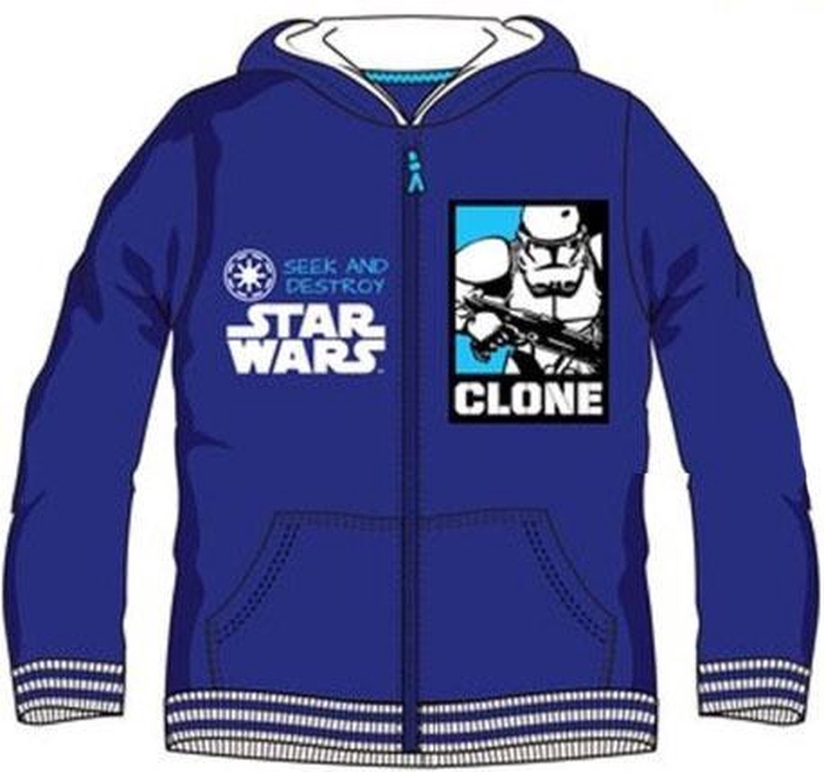 Star Wars vest 'Clone' maat 116 blauw