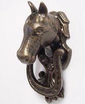MadDeco - gietijzeren deurklopper paardenhoofd - gietijzer - paard
