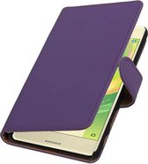 Bookstyle Wallet Case Hoesje Geschikt voor Sony Xperia X Paars