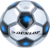 Dunlop Voetbal Zilver/zwart Maat 5