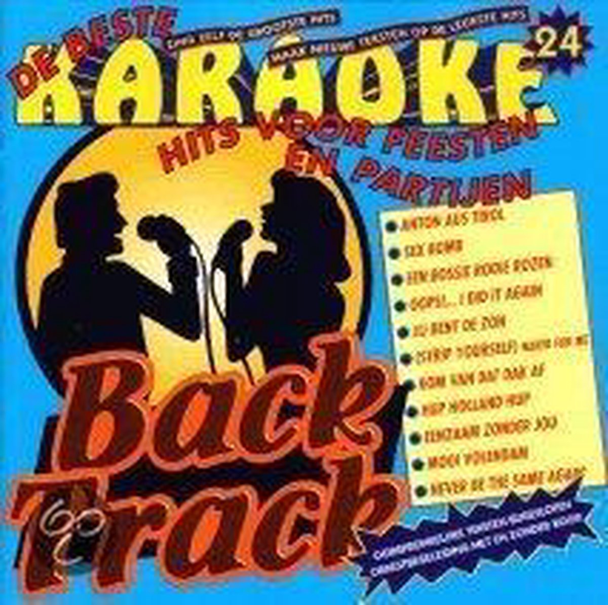 Various Back Track Volume 24, Beste Karaoke, Karaoke
