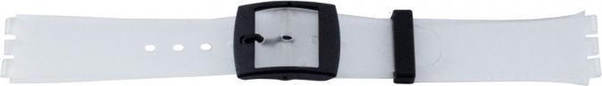 Horlogeband WoW P51.14 Kunststof-Plastic Transparant 17mm